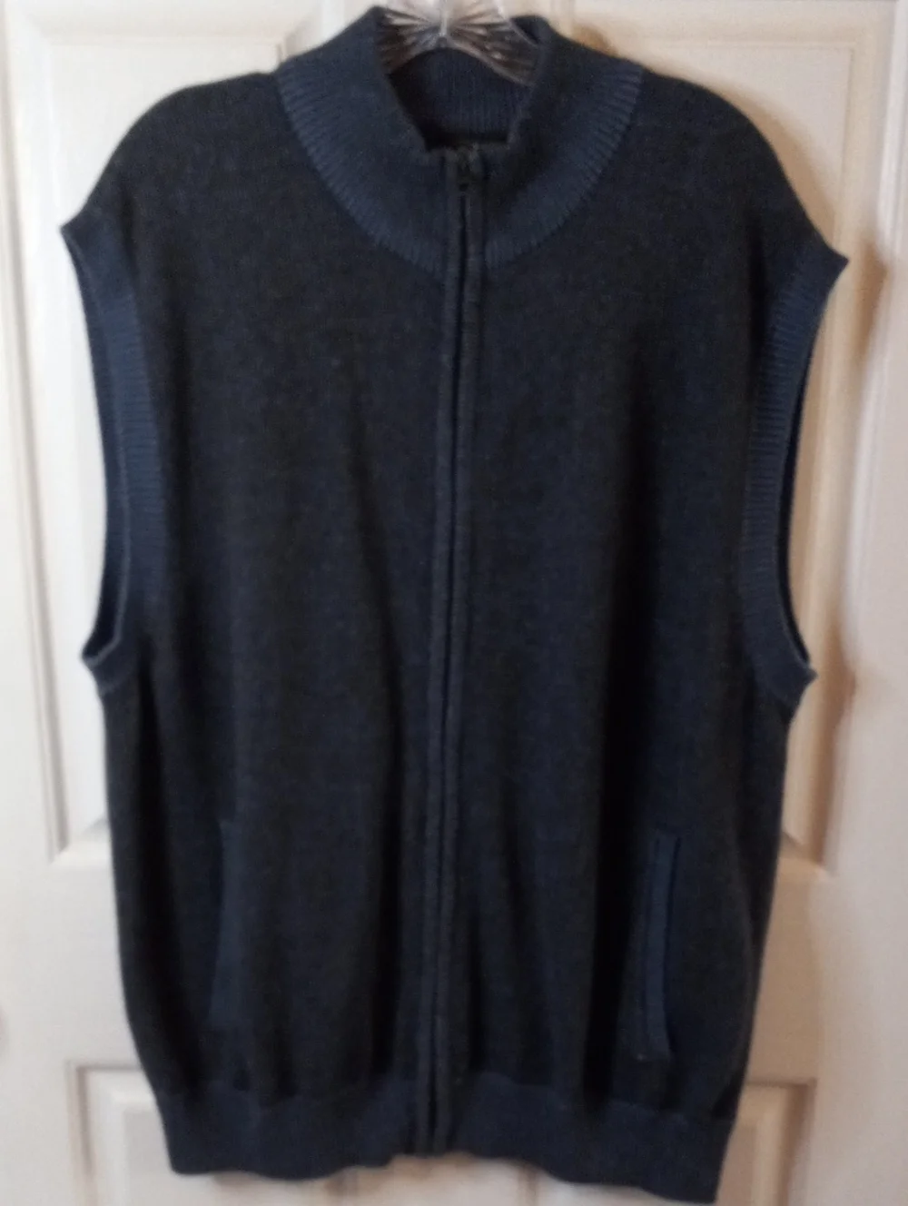 RedHead navy blue zip down sweater vest men's 2 XL